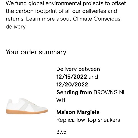 Authentic Maison Martin Margiela White and Gray Sneakers - Picture 9 of 9